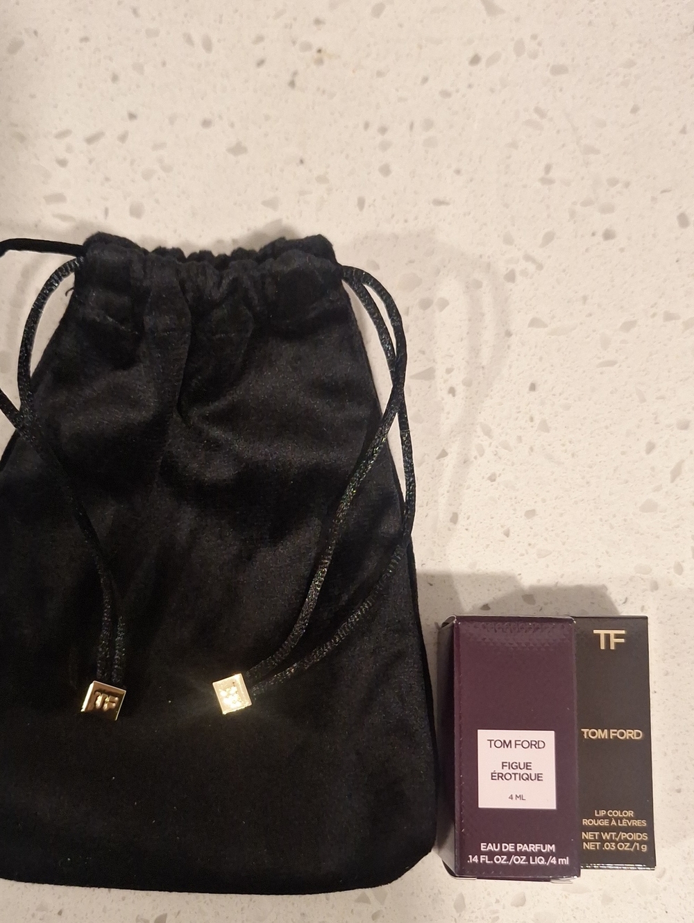 Tom Ford Minis with Black Velvet Pouch